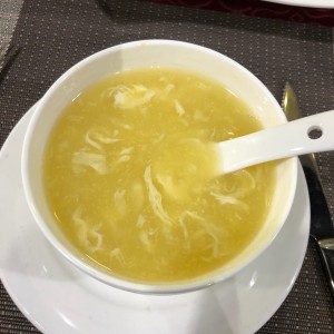 sopa de maiz con huevo 