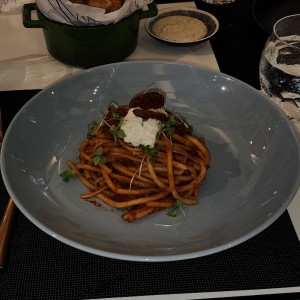 Spaguetti Amatricciana