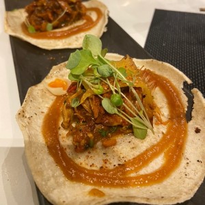 Tacos de pulled pork 