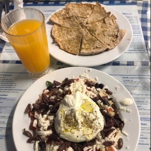 Ladopsomo con pan pita integral