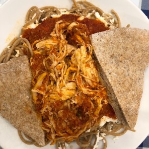 Spaguetti con Pollo 