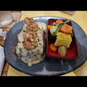 Shrimp & Parmesan Steak