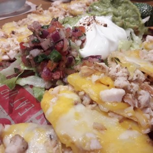 nachos de pollo