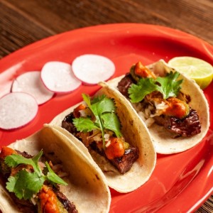 SMALL PLATES - Hanger Steak Tacos