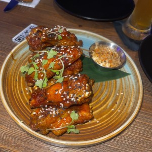 Honey Glazed Hot Wings