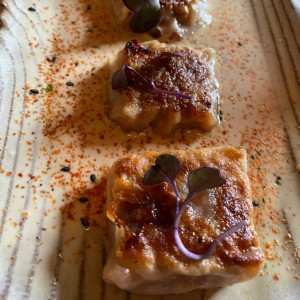 SMALL PLATES - Pork Gyosas