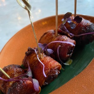 BAR BITES - Bacon Wraped Dates