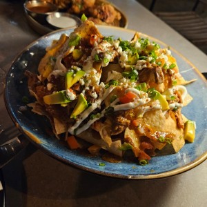 SMALL PLATES - Smoked Pork Nachos