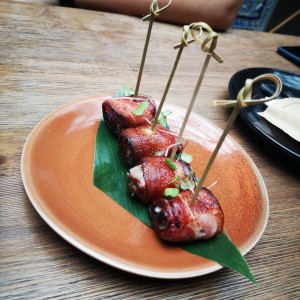 BAR BITES - Bacon Wraped Dates