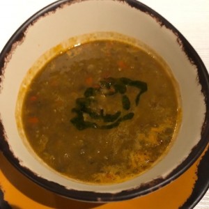 sopa de lentejas