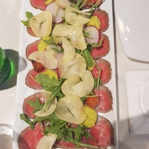 carpaccio de res