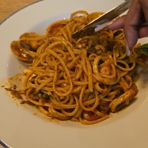 spaguetti frutos di mare 