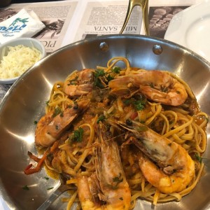 linguini con langosta