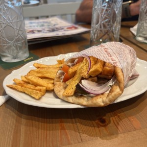 Gyro de Pollo. 