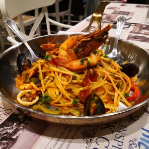 Pasta Mixta de Mariscos