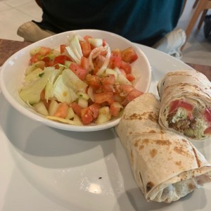 Wrap de falafel