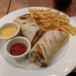 wraps de pollo crunch