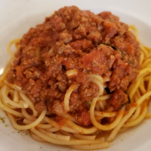 spaguetti a la bolognesa