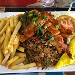 combo de pollo asado