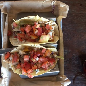 2 Smoked fisch tacos