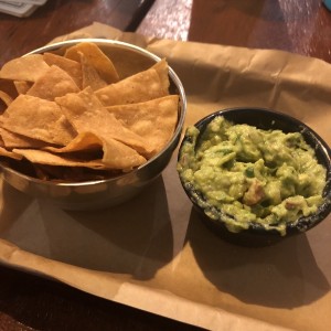 guacamole con chips 