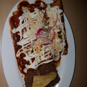 Enchiladas de pollo