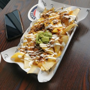 Nachos de carne 