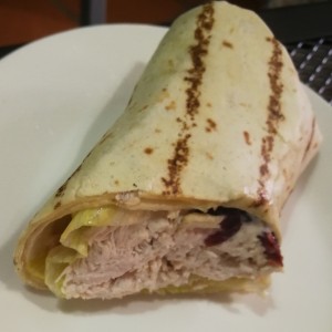 Warap de pollo y cranberry