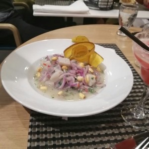 CEVICHE DE CORVINA / SEA BASS CEVICHE