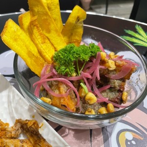 Ceviche de chicharron 