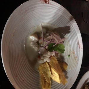 ceviche con yogurt