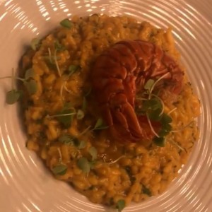 risotto de langostas