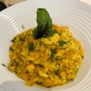 Risotto de camarones