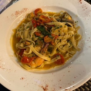 fetucccini con langostino