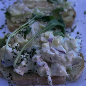 Bruschetta de Mariscos