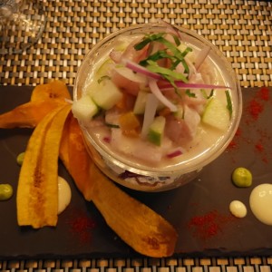 ceviche con yougurt 