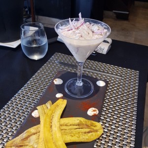 ceviche de corvina 