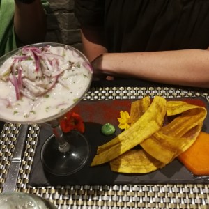 Ceviche de corvina