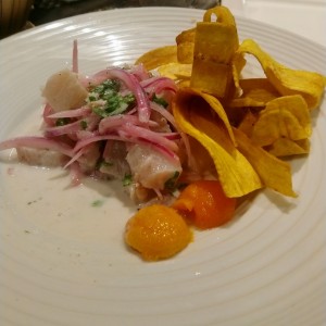 Ceviche de pescado 