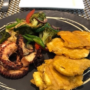 pulpo a la parrilla