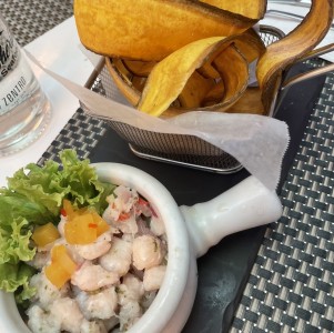 Entradas - Ceviche de corvina