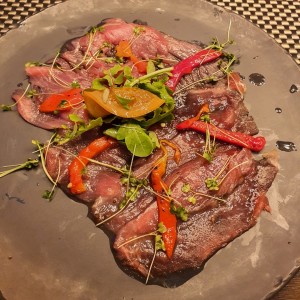 Entradas - Tuna Carpaccio