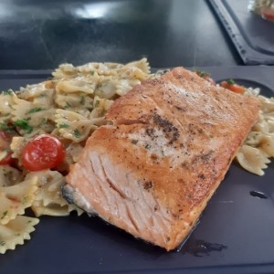 salmon con farfales