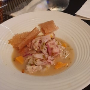 Ceviche de corvina