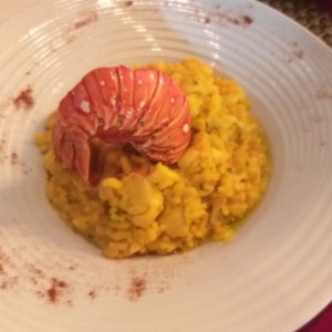 Risotto de langosta