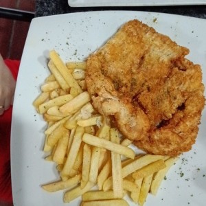 milanesa de pollo