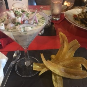 ceviche de corvina 