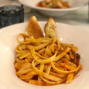 Pasta con Camarones