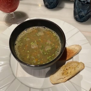 Sopa de lentejas