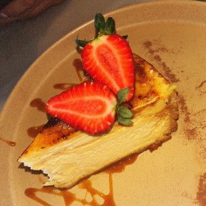 Cheesecake de creeme brulee 